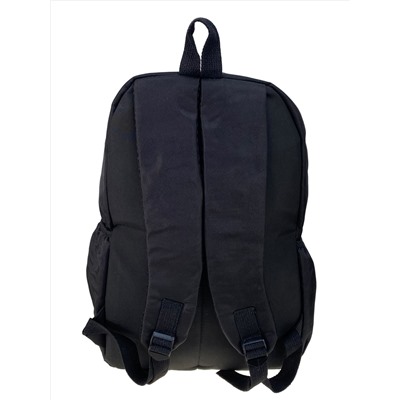 Молодежный рюкзак из текстиля, цвет черный
