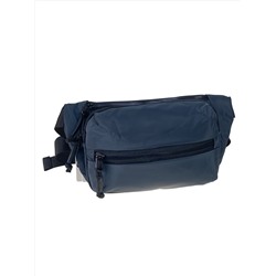 Молодежная сумка на пояс из текстиля, цвет синий