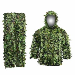 Камуфляжный костюм снайпера и разведчика с бионическими листьями, - Обеспечивает идеальную маскировку во время выполнения боевых заданий в полевых условиях весной, летом и осенью. Костюм устойчив к воздействию влаги, что позволяет снайперу или разведчику комфортно находиться на задании длительное время №19