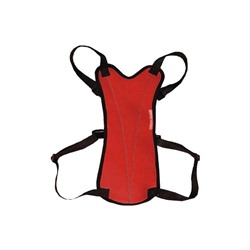 Шлейка прогулочная Osso для собак, размер М (ОГ 47-65 см), красная