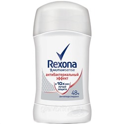 Дезодорант-Антиперспирант Rexona Motionsense стик Антибактериальный эффект 40 мл