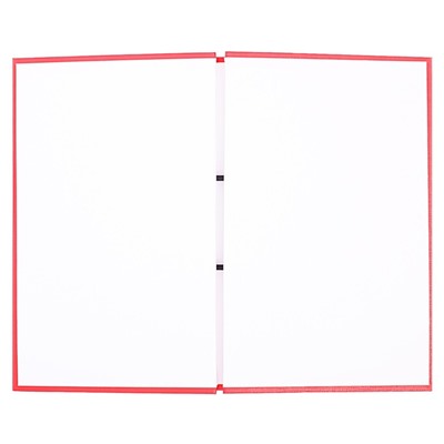 Папка "Дипломная работа" А4 на болтах, бумвинил, без бумаги, цвет красный (вместимость до 300 листов)