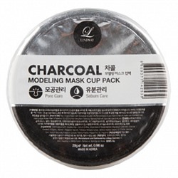 Lindsay Альгинатная маска с древесным углем Charcoal Modeling Mask Cup Pack, 28г