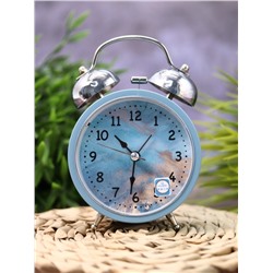 Часы-будильник "Marble", light blue