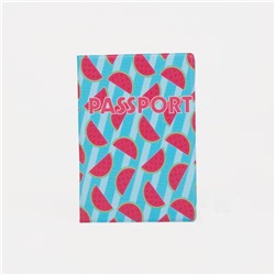 Обложка для паспорта, цвет голубой