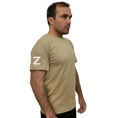 Топовая хлопковая футболка с литерой Z, (тр. №16)