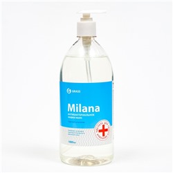 Жидкое мыло Milana, антибактериальное с дозатором. 1000 мл
