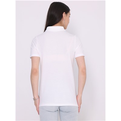 футболка-поло 1ЖДПК4418090; белый