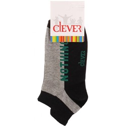 Носки Clever С1175-меланж серый