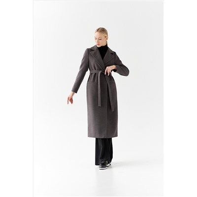 Пальто женское демисезонное 24770 (темно-серый)