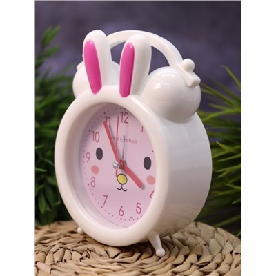 Часы-будильник «Honey bunny», pink (15,5х13 см)
