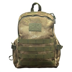 Тактический штурмовой рюкзак 25 литров (Защитный камуфляж), - оснащен стропами MOLLE и панелью с липучкой-велкро №22