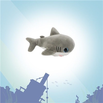 Брелок-мягкая игрушка акула ассорти 16 см