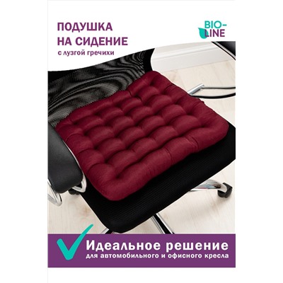 Подушка для мебели Bio-Line с гречневой лузгой PSG25 НАТАЛИ #879649