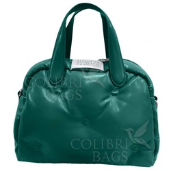 Женская стеганая сумка BOOLY ONE. Темно-зеленый