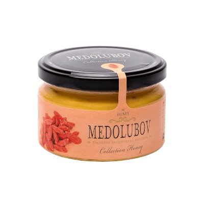Крем-мёд Медолюбов с ягодами годжи