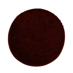 Круглый коврик ЛАПША - шоколадный Диаметр 100 см