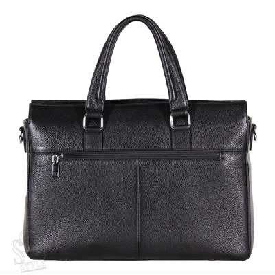 Портфель мужской кожаный 202355CH black Heanbag