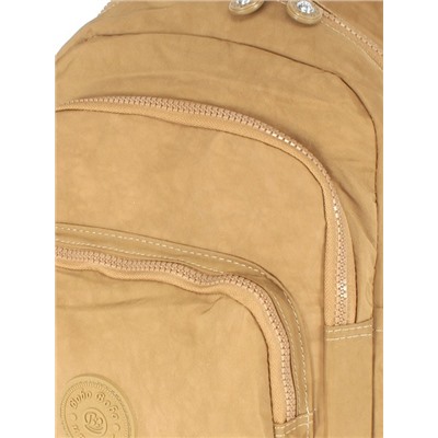 Рюкзак жен текстиль BoBo-5808,  1отд. 5внеш,  3внут/карм,  горчичный 255938