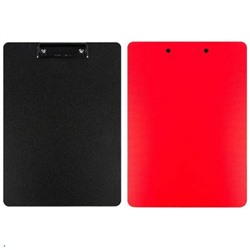 КС-Папка-планшет (доска с зажимом) А4 PPM30R черно-красный inФОРМАТ {Китай}