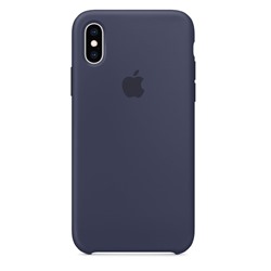 Силиконовый чехол для Айфон XR - Тёмно-синий (Midnight Blue)