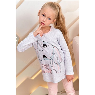 Пижама с брюками Juno AW21GJ551 O Sleepwear Girls зайка НАТАЛИ #934528