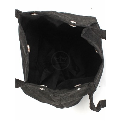 Сумка женская текстиль LIU-01-mpl,  1 отд  (без молнии),  вельвет черный 247640