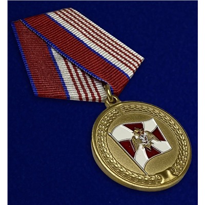 Медаль Росгвардии "За содействие", Учреждение: 14.02.2017 №1763