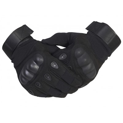 Тактические перчатки с кевларом, - новая модель черных тактических перчаток с усовершенствованными накладками и большим количеством кевларовой нити (С) №13