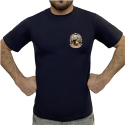 Тёмно-синяя футболка "Лучший охотник" – настоящий мужской дизайн