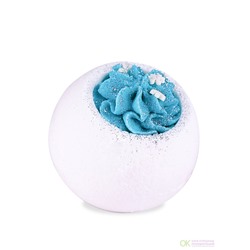Мыловаров Бурлящий шар для ванны СНЕЖНЫЙ ВАЛЬС с десертом / арома-средство для ванн/ 130 гр/ Мыловаров ТМ  НОВИНКА!