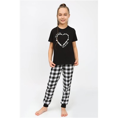 Пижама с брюками 91241 для девочки (футболка, брюки) НАТАЛИ #885615