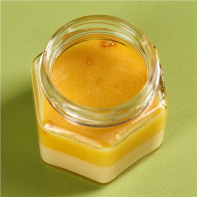 Крем-мёд «23 февраля» двухслойный, вкус: хлопок и апельсин, 120 г.
