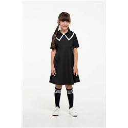 Черное школьное платье, модель 0173