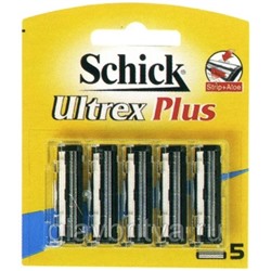 Кассета для станка для бритья Schick Ultrex Plus, 5 шт.