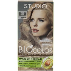 Крем-краска для волос Studio (Студио) Professional BIOcolor, тон 90.108 - Жемчужный блондин
