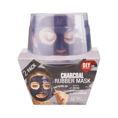 sale%  Lindsay Альгинатная маска с древесным углем (пудра+активатор) Charcoal Rubber Mask, (65г+6,5г)*2