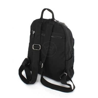 Рюкзак жен текстиль CF-0490,  1отд,  3внут+5внеш/ карм,  черный 252563