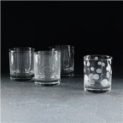 Набор стаканов «Лаунж клаб», 4 шт, 300 мл, стекло