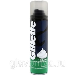 Пена для бритья "Gillette Foam Menthol" с ароматом ментола, 200 мл