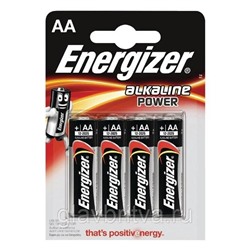 Набор алкалиновых батареек "Energizer", тип AA, 4 шт