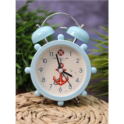 Часы-будильник "Aboard Якорь", light blue (14х11 см)