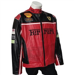 Мужская куртка Феррари – по-мужски суровая модель с брендовыми лого. Начинай сезон стильно №505