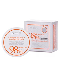 Гидрогелевые патчи для глаз Petitfee 98% Collagen and CoQ10 Hydro Gel Eye Patch