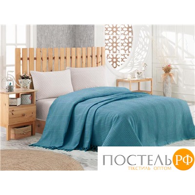 Покрывало NICE BED SPREAD цвет темно-бирюзовый (TURQUOISE) 220x240