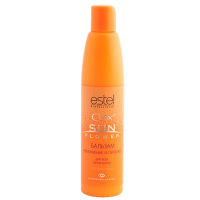 CRS250/B11 Бальзам CUREX SUN FLOWER для волос - увлажнение и питание с UV-фильтром, 250 мл