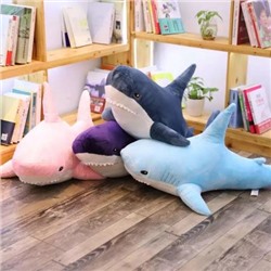 Мягкая игрушка подушка "Акула" цветная 100 см