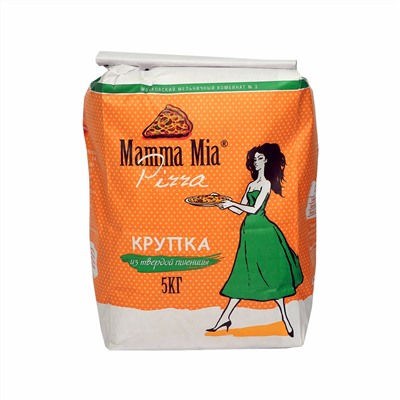 Мука для макаронных изделий из твердых сортов (крупка) Mamma Mia Pizza 5кг Россия - Мука