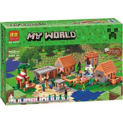 Конструктор Minecraft My World «Большая деревня» 1622 детали , Bela арт. 10531