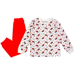 Пижама 1120-028 красный\божьи коровки